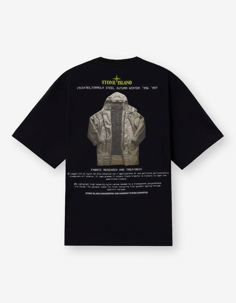 Stone Island Archivio Black Print T-Shirt K2S152100037 V0029