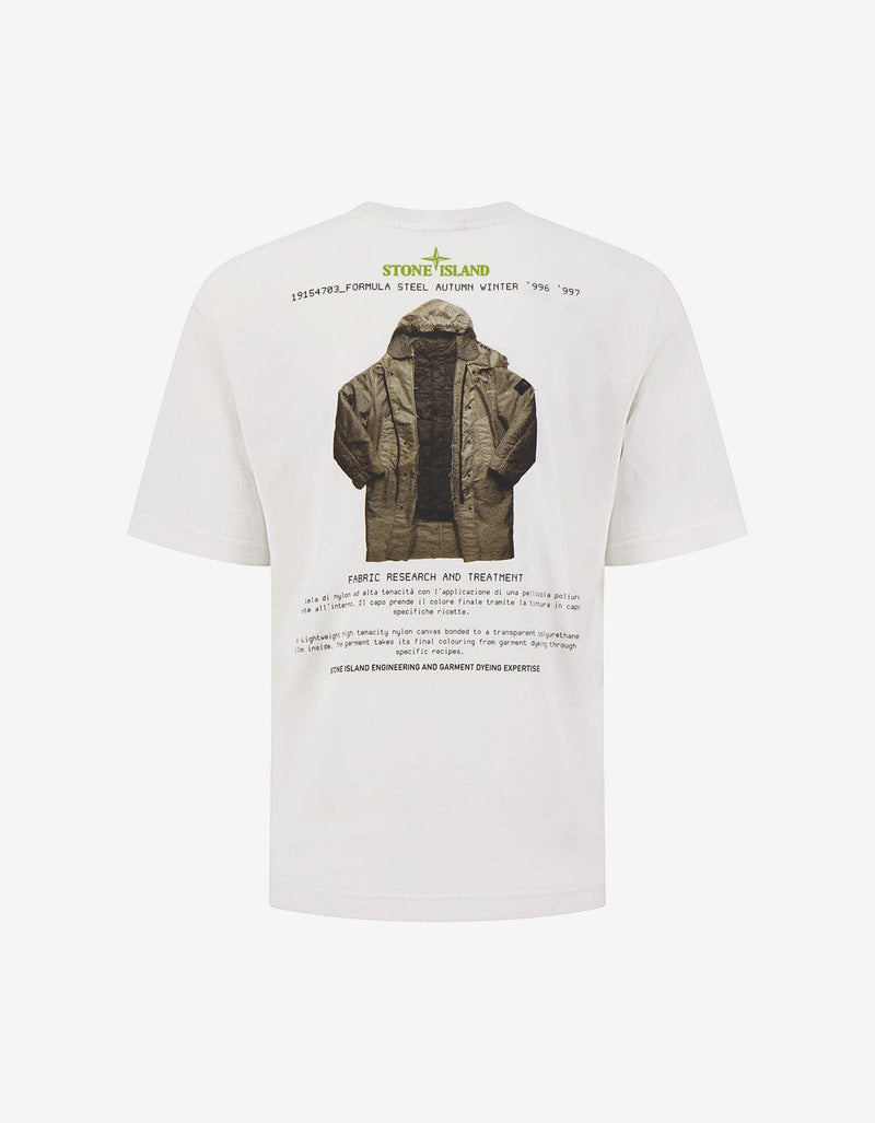 Stone Island Archivio White Print T-Shirt K2S152100037 V0001