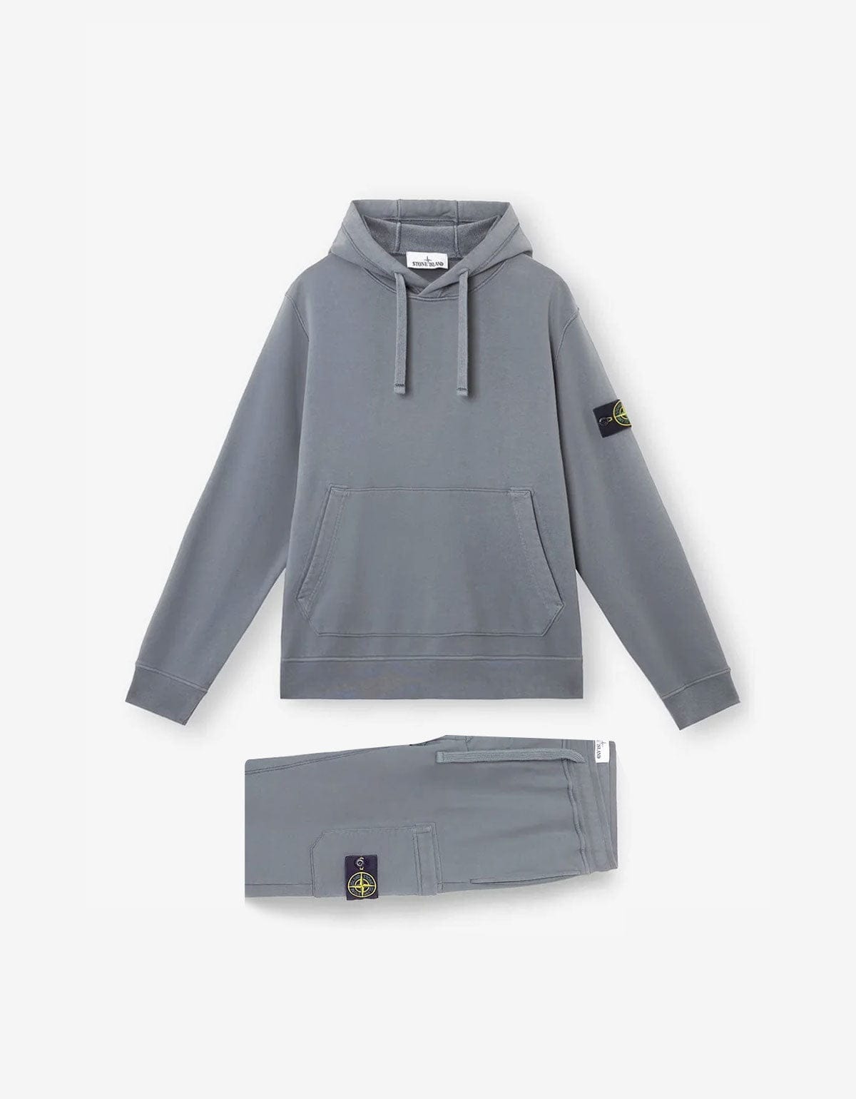 Stone Island Avio Blue Hoodie & Sweat Pants