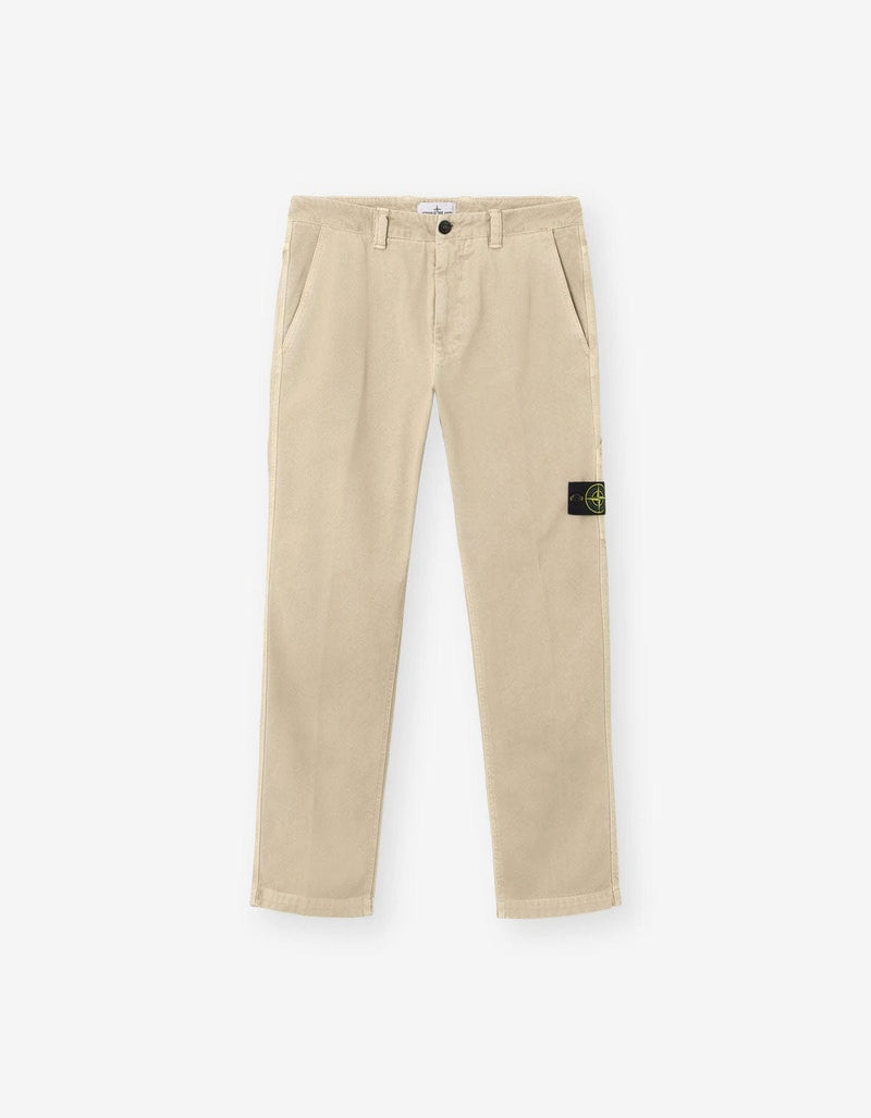 Stone Island Beige Old Effect Trousers L1S153100037S0184V019A