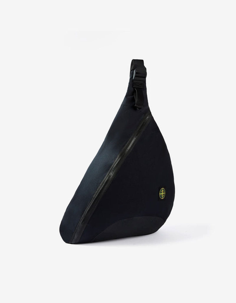 Stone Island Black Aluminium Tela Cross Body Bag K2S159200020 V0029