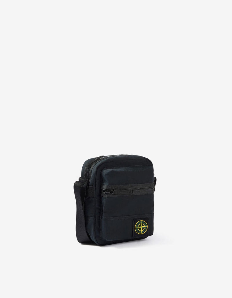 Stone Island Black Aluminium Tela Pouch K2S159200019 V0029