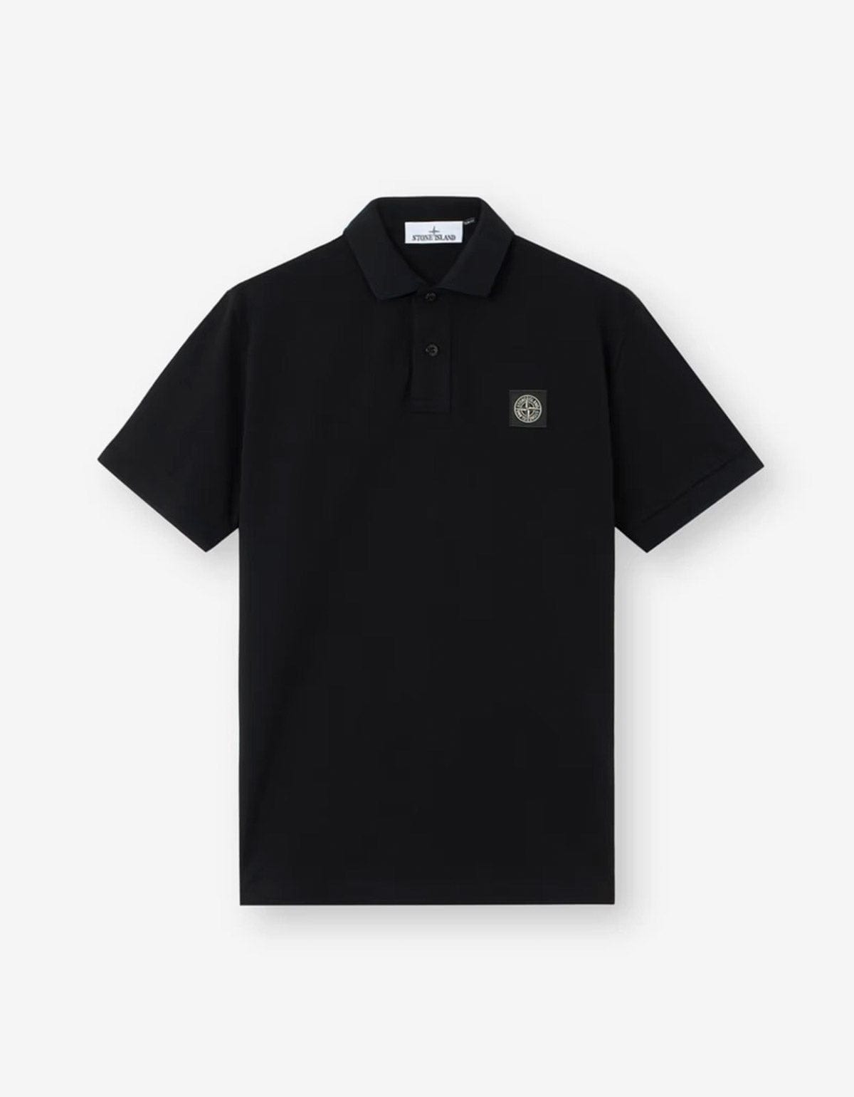 Stone Island Black Compass Polo Shirt K2S152200005 V0029