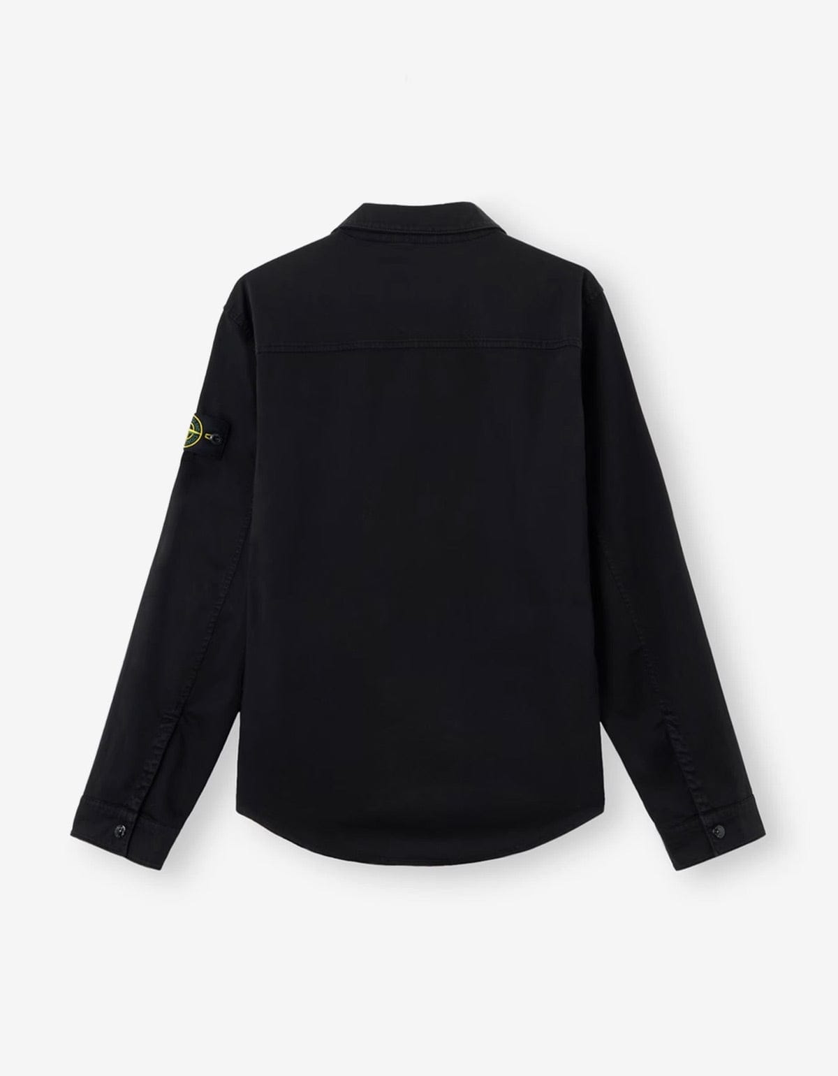 Stone Island Black Cotton Satin Overshirt L1S151200015S0012V0029