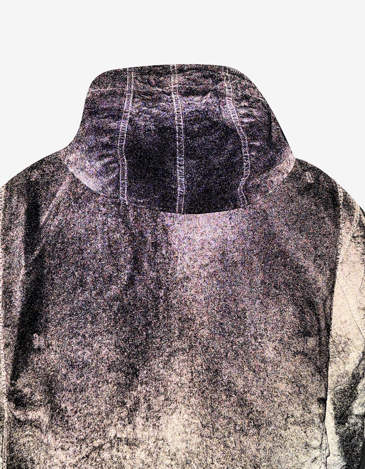 Stone Island Black Dense Nylon-TC Hand Spray Reflective Jacket L1S154100072S0359V0029