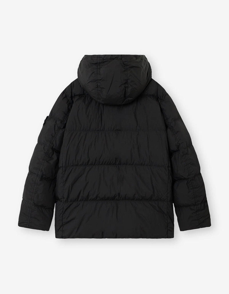 Stone Island Black Down Short Parka K2S154100011 V0029