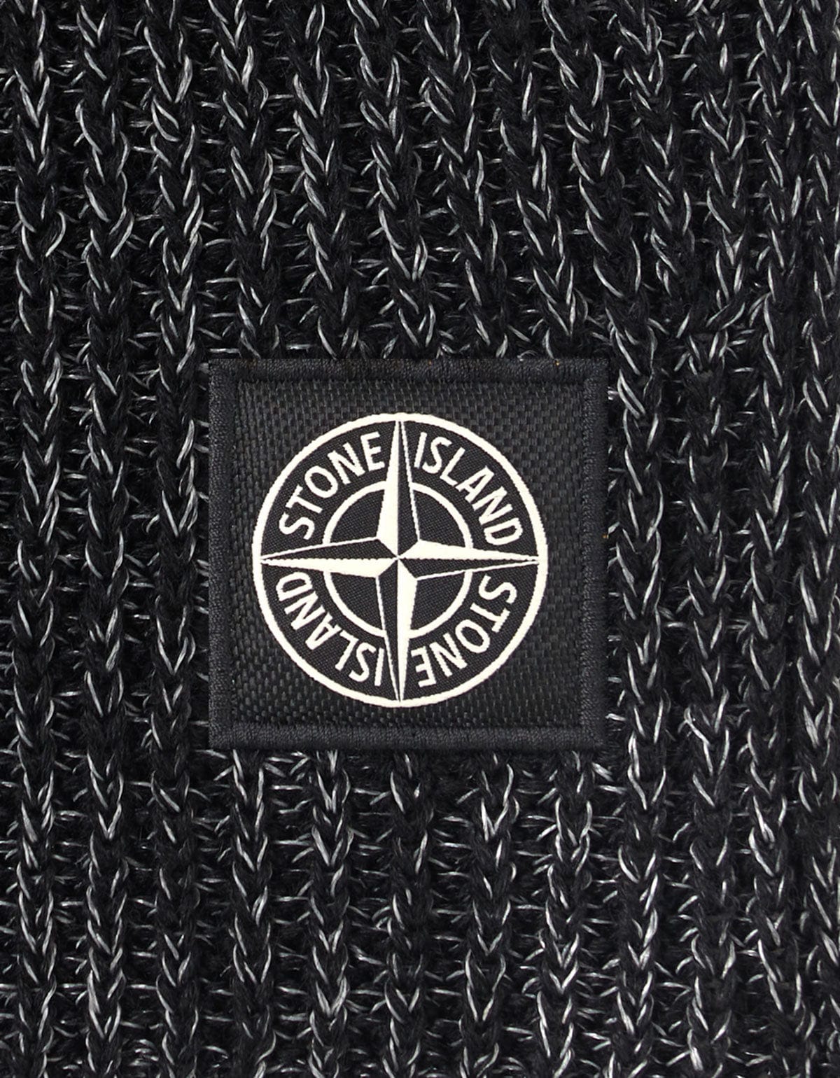 Stone Island Black Knit Reflective Balaclava K2S15N100010 V0M29
