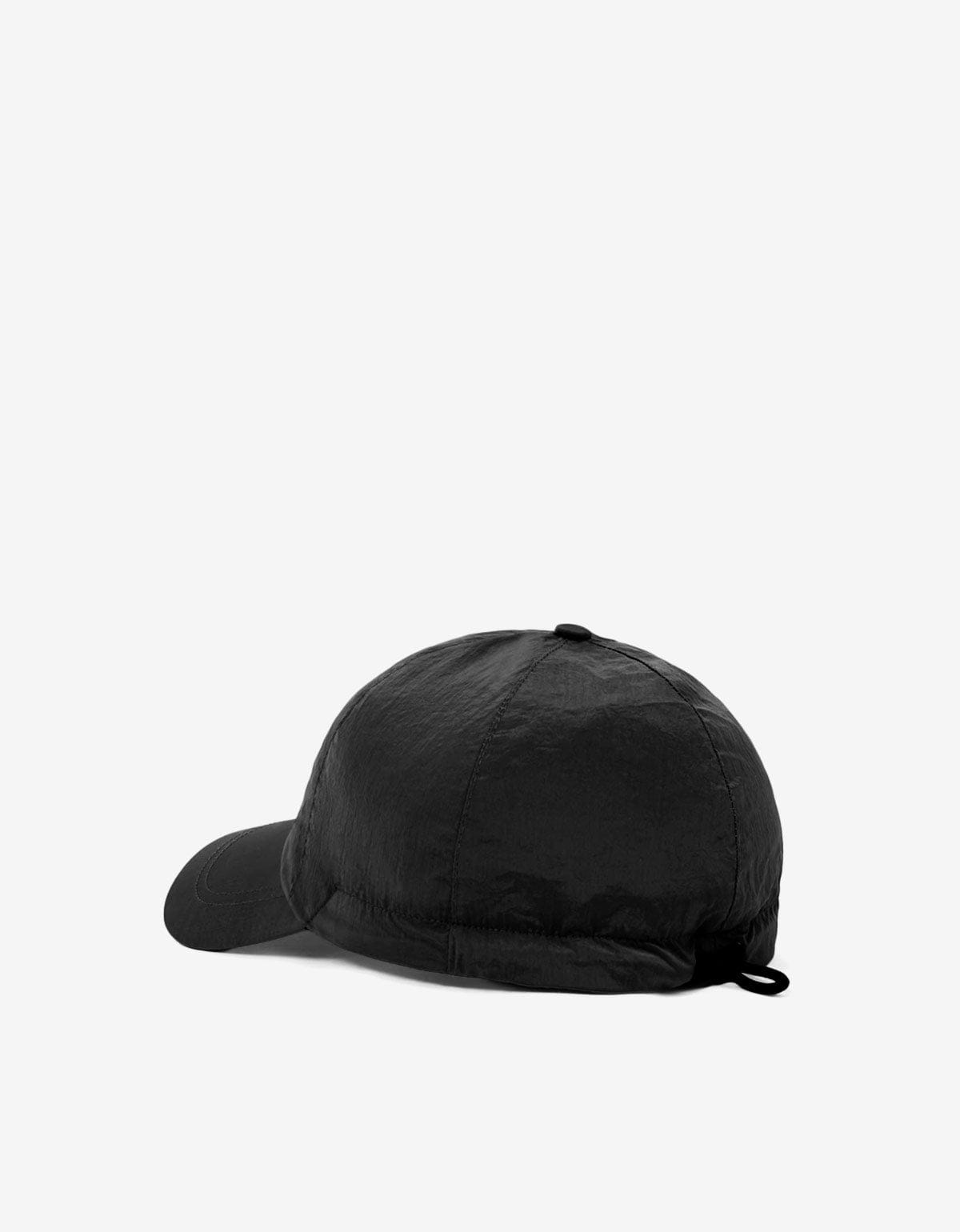 Stone Island Black Nylon Metal Baseball Cap L1S159100011S0076V0029