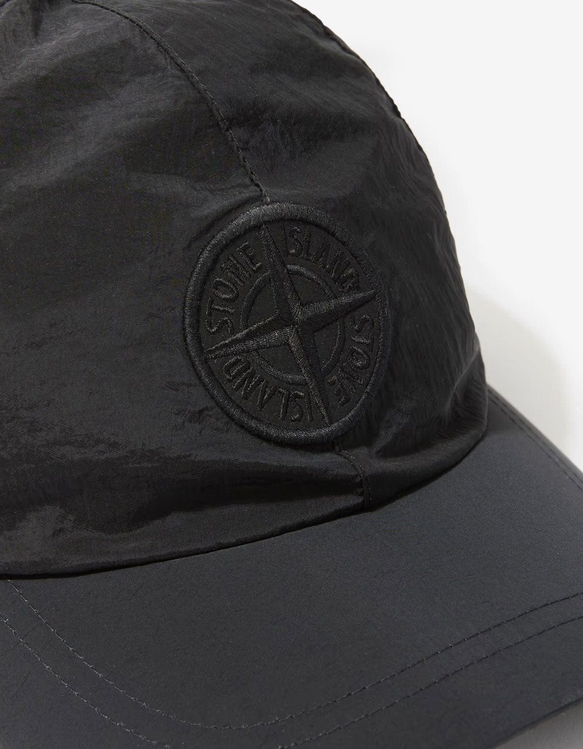 Stone Island Black Nylon Metal Cap | Baseball Hat | Zoo Fashions