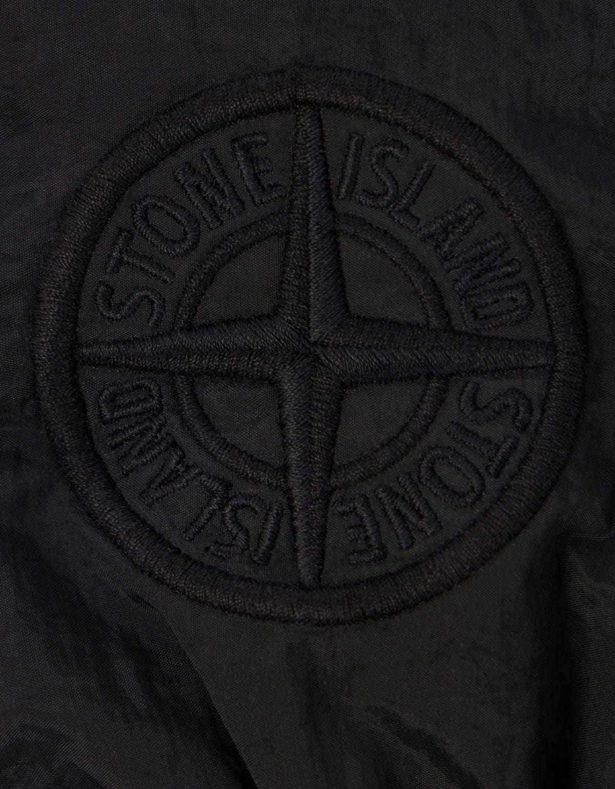 Stone Island Black Nylon Metal Gloves K2S159400001 V0029
