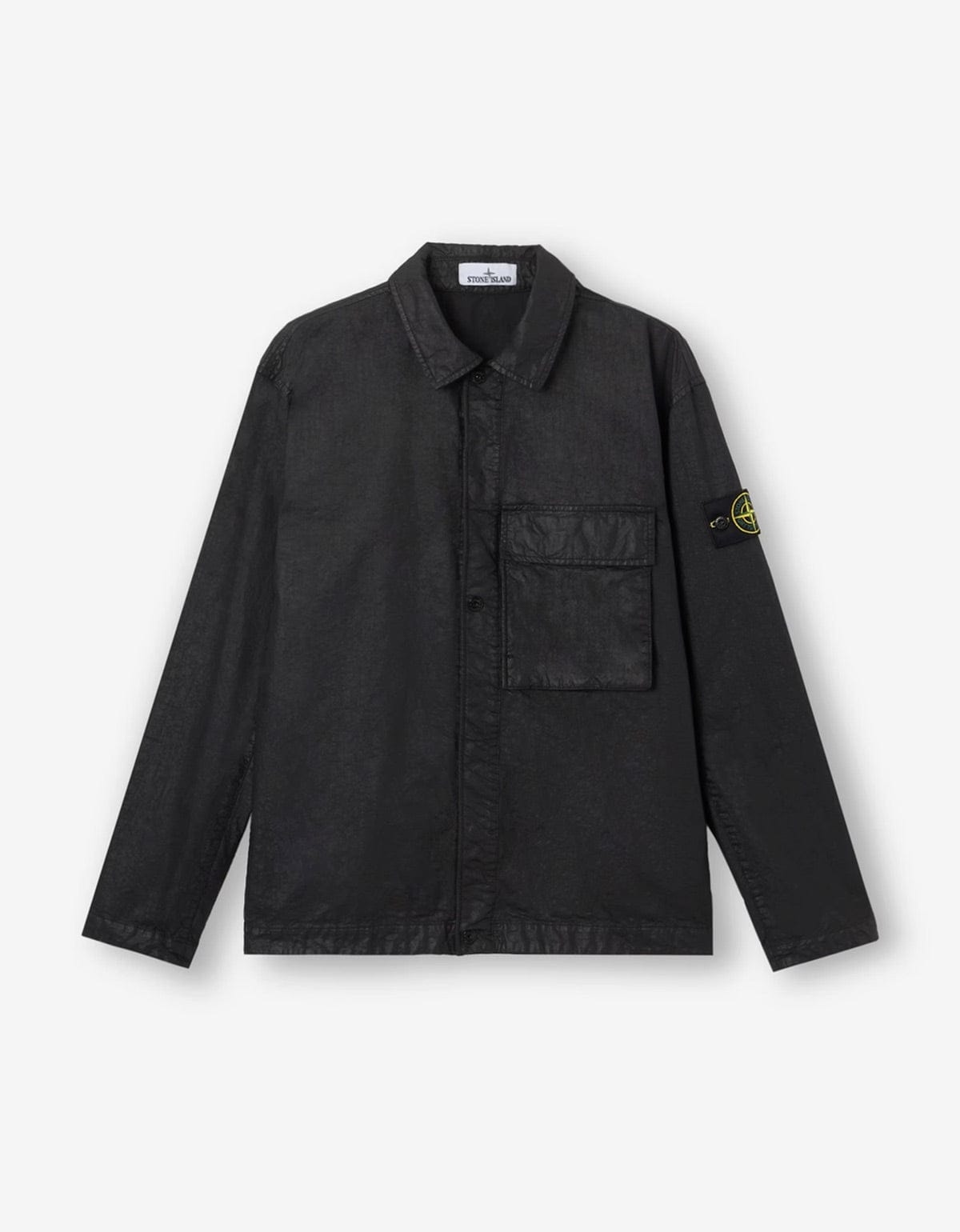 Stone Island Black Nylon Panama-TC Overshirt L1S151200003S0069V0029