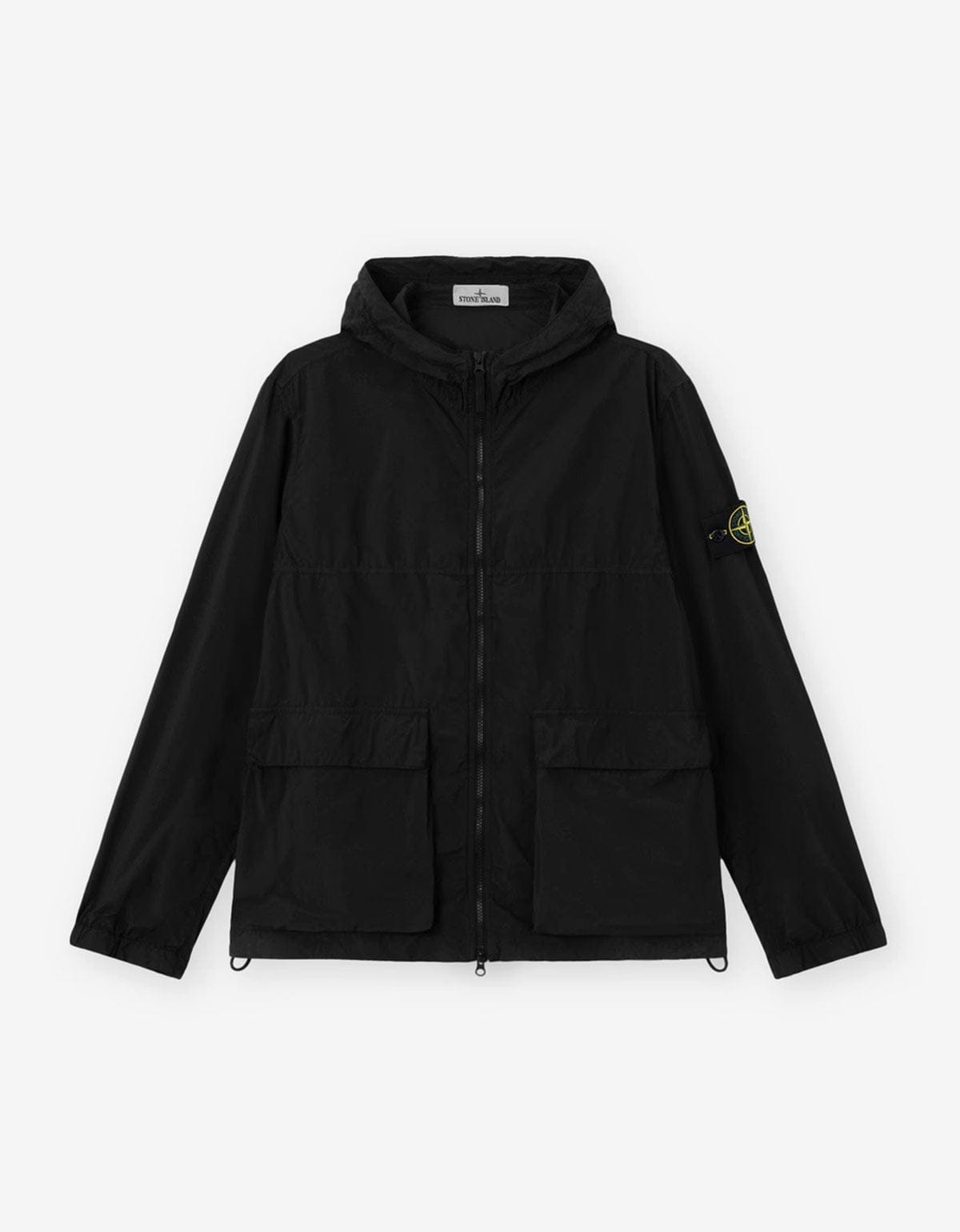 Stone Island Black Nylon Smerigliato-TC Short Parka – mens