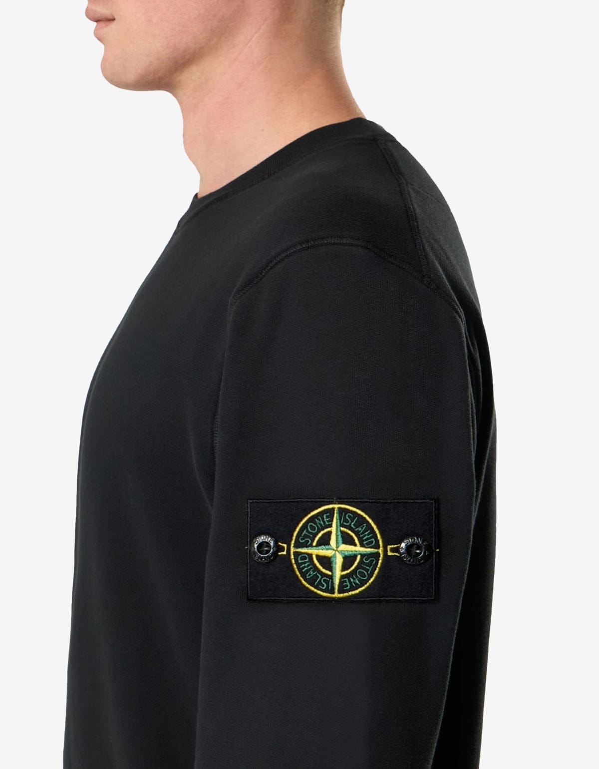 Stone Island Black Organic Cotton Sweatshirt L1S156100060S0051V0029