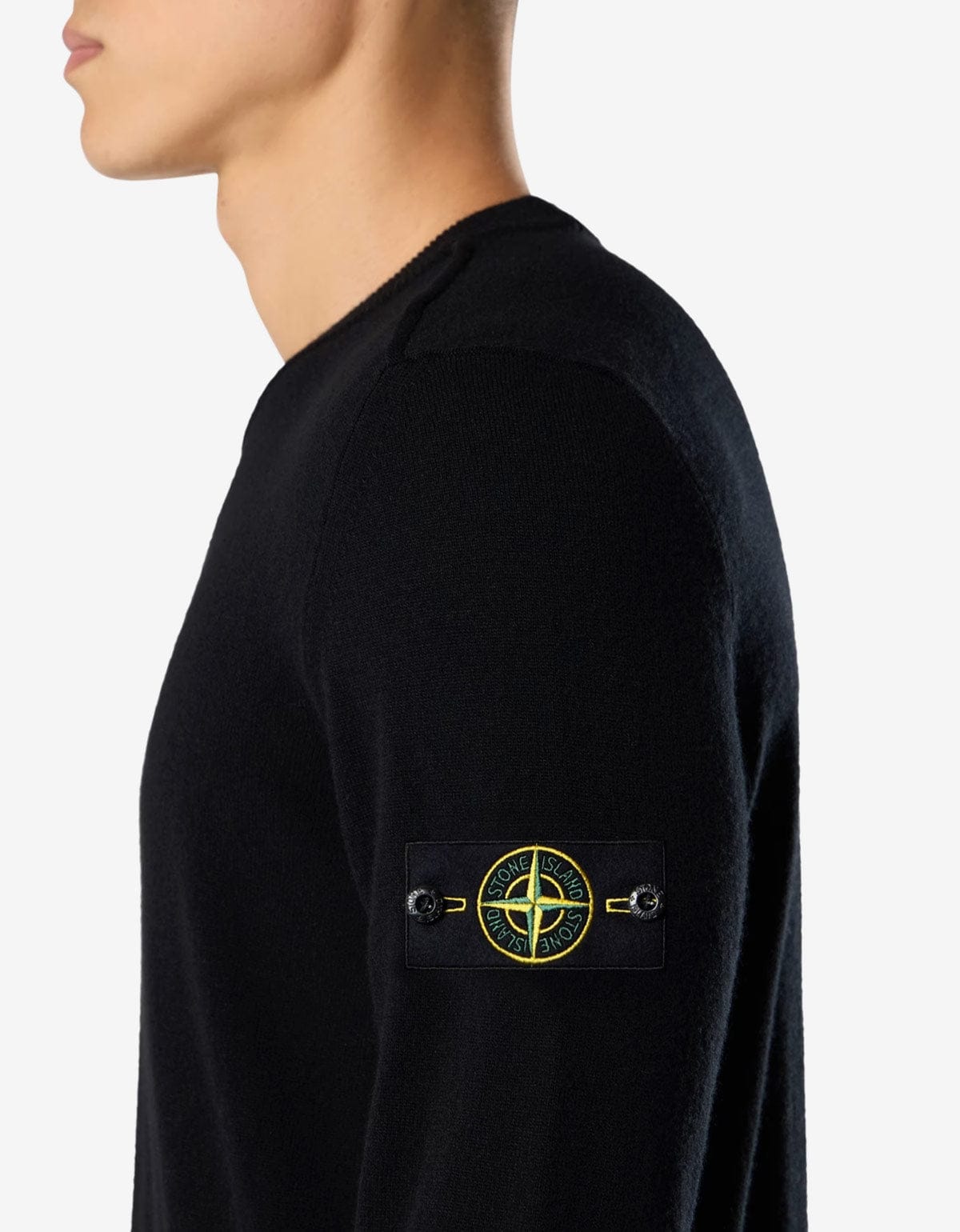 Stone Island Black RWS Geelong Wool Sweater L1S155100010S00B4V0029