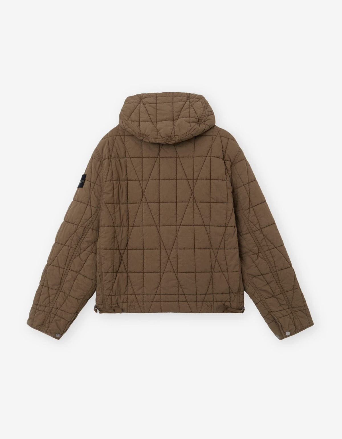 Stone Island Brown Quilted-TC Short Parka L1S154100014S0300V007C