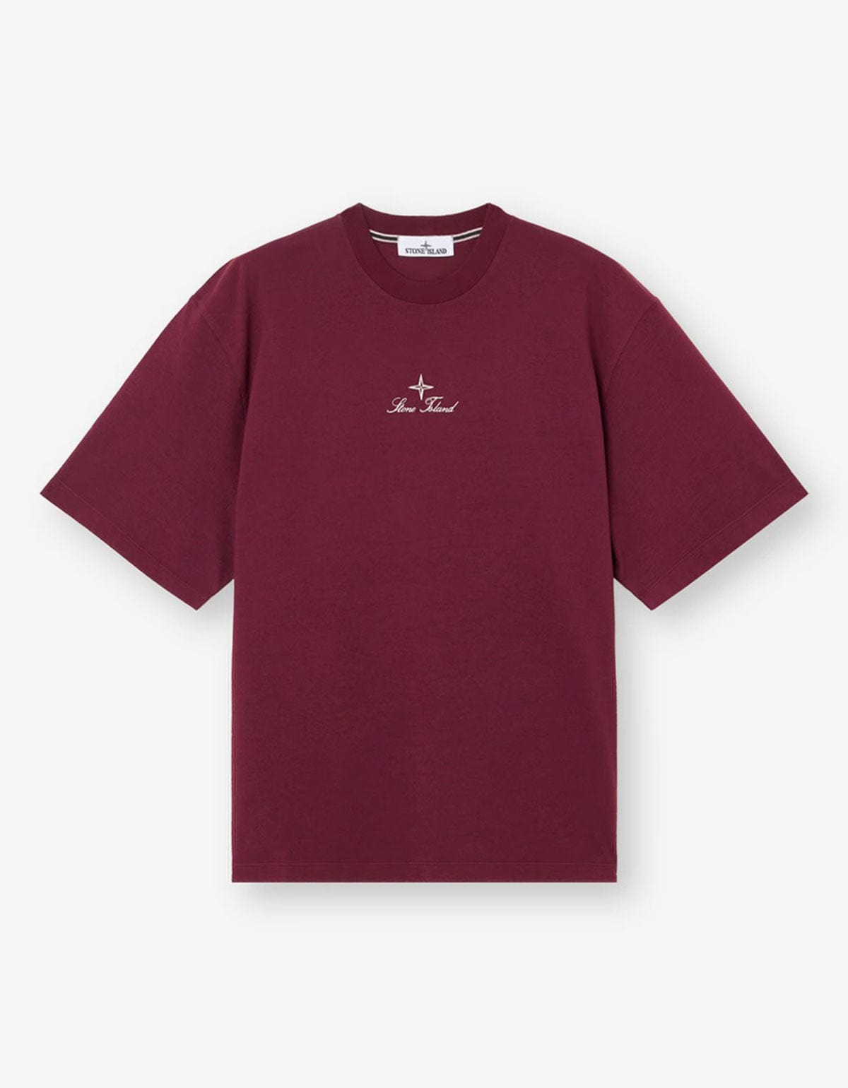 Stone Island Burgundy Print T-Shirt K2S152100021 V0012