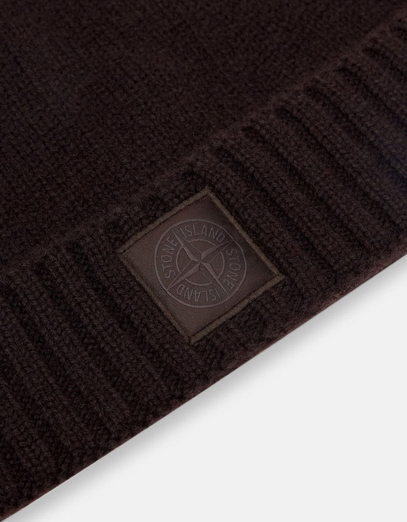 Stone Island Ghost Brown Beanie Hat K2S15N100015 V0070