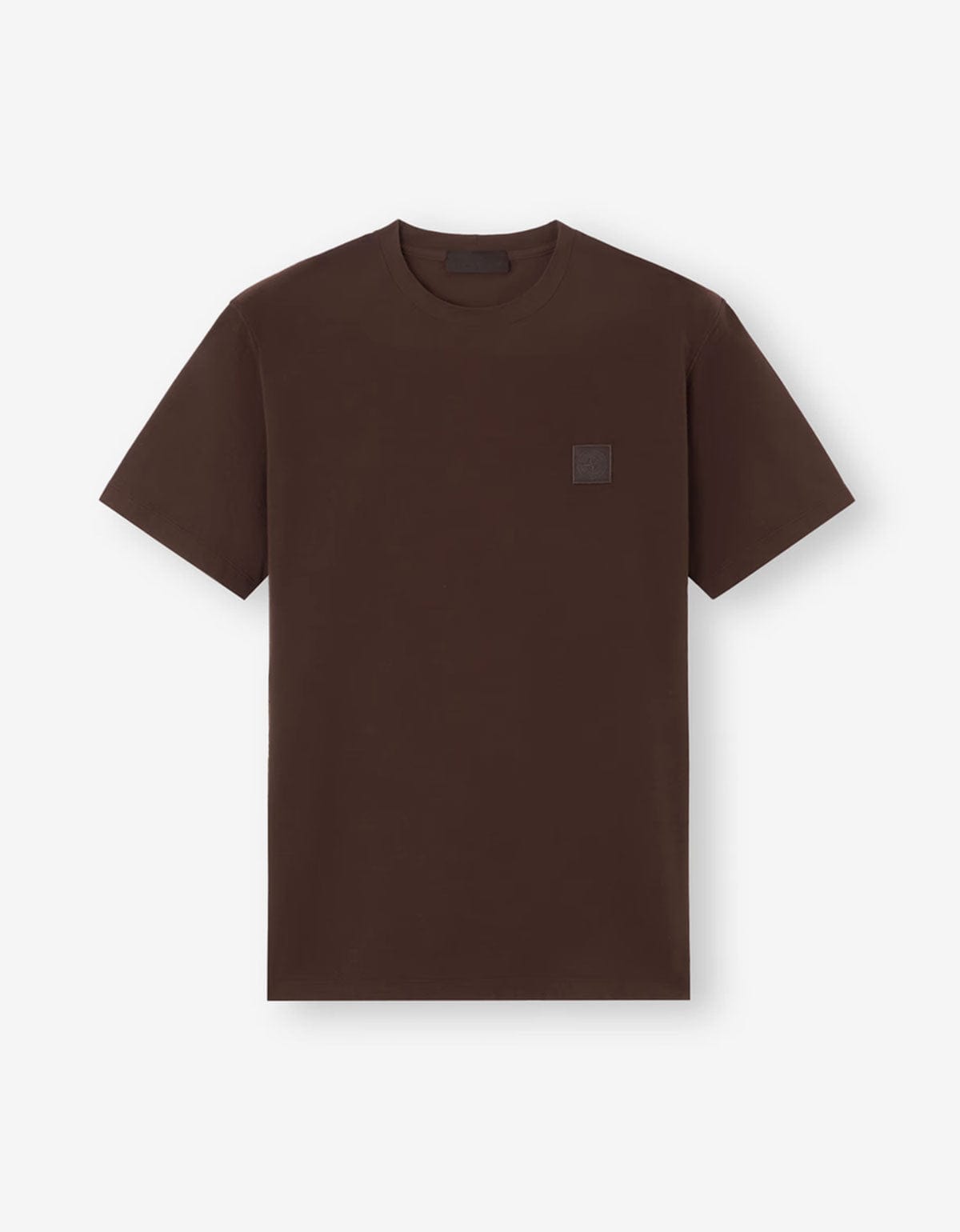 Stone Island Ghost Brown Compass Patch T-Shirt K2S152100034 V0070