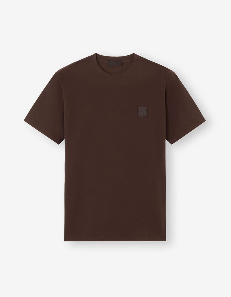 Stone Island Ghost Brown Compass Patch T-Shirt K2S152100034 V0070
