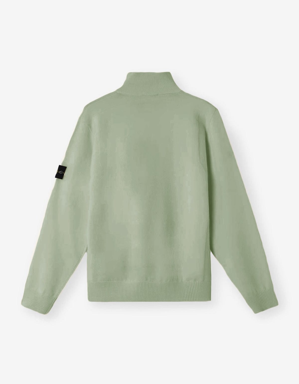 Stone Island Green Half-Button Sweater K2S155100002 V0055