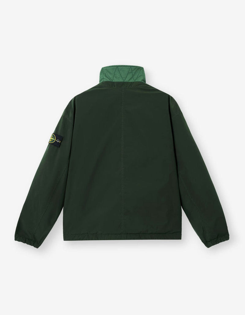 Stone Island Green Poly-TC Coach Jacket K2S15Q100015 V005E