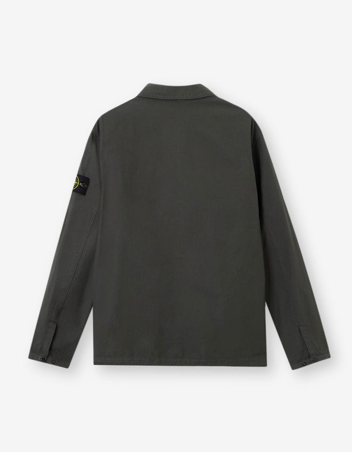 Stone Island Grey Canvas Weave Overshirt K2S151200004 V0062