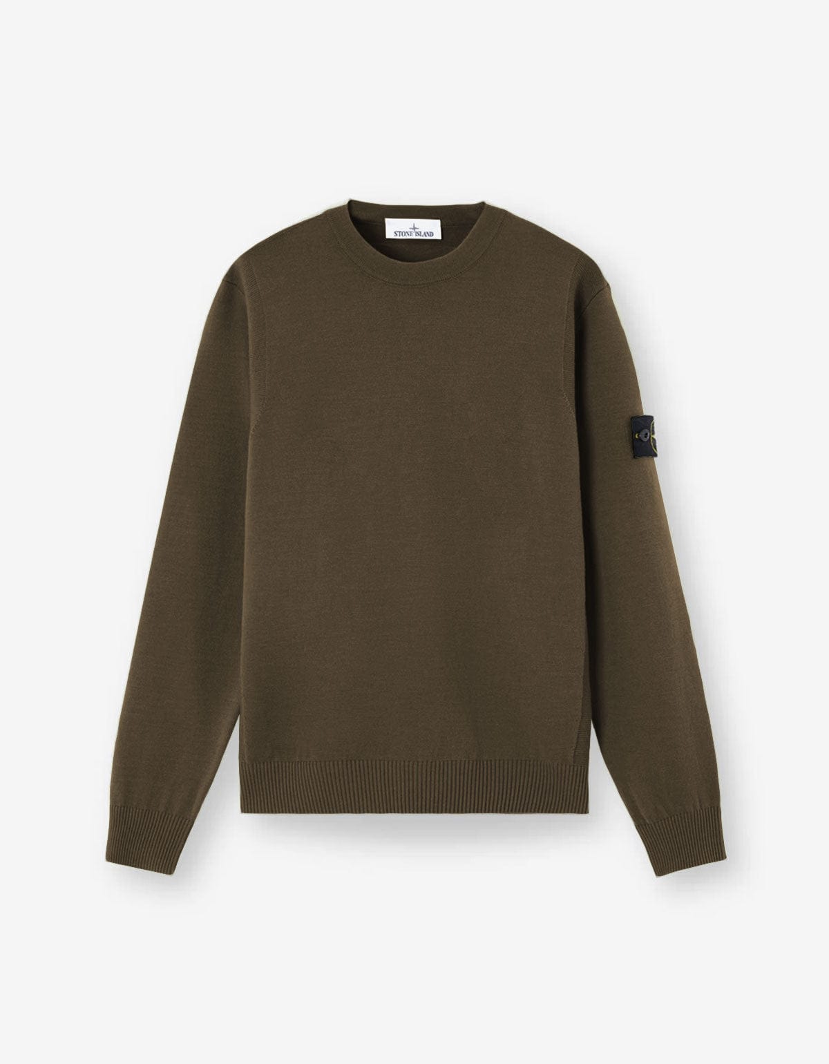 Stone Island Green Wool Sweater K2S155100001 V0054