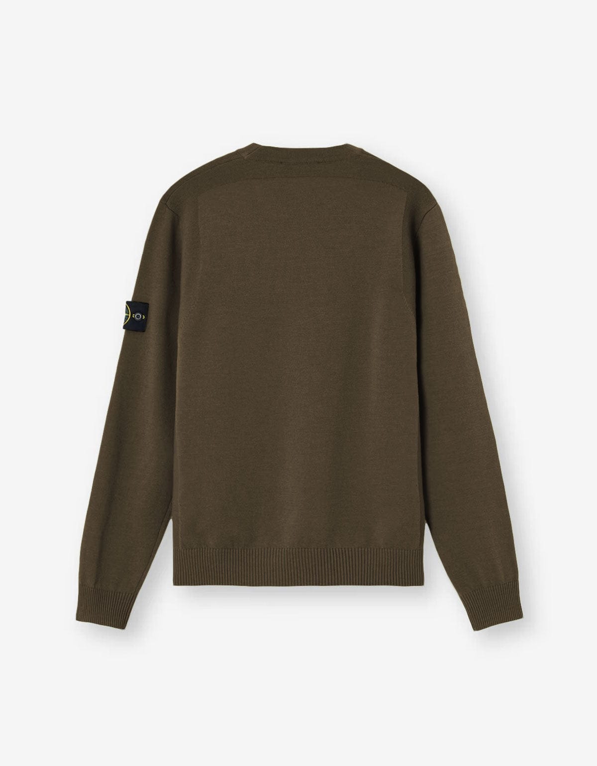 Stone Island Green Wool Sweater | RWS Wool Crewneck | Zoo Fashions