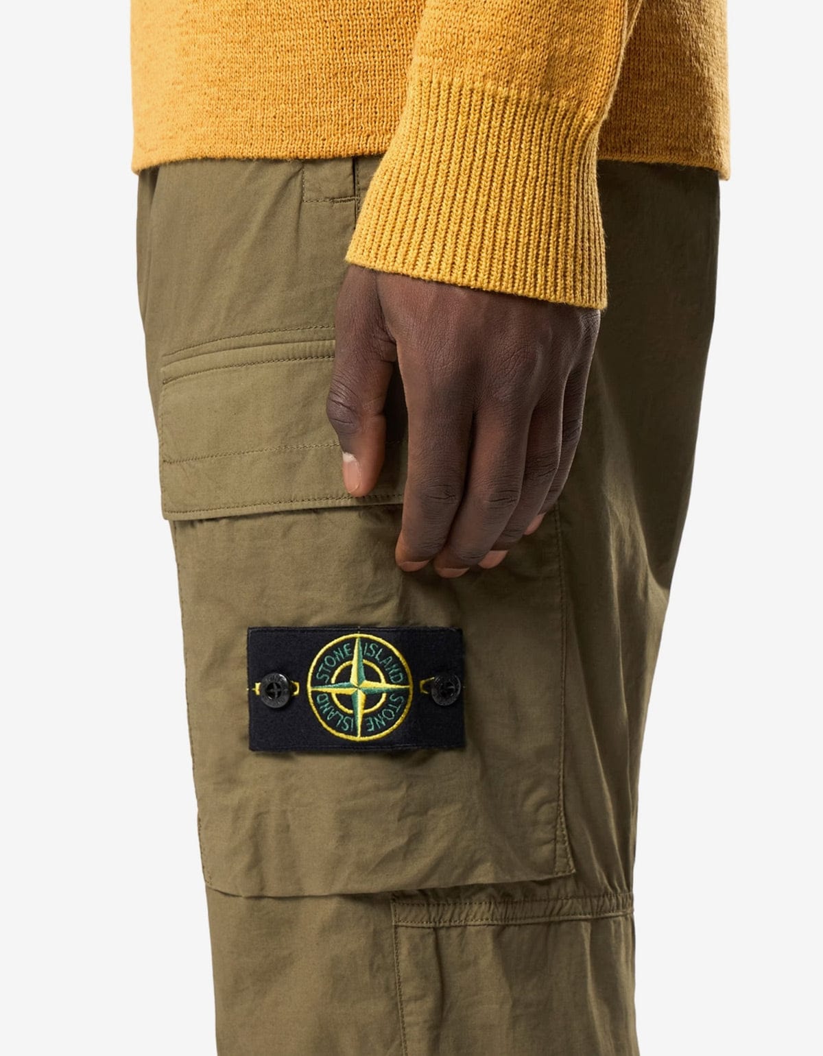 Stone Island Military Green Paracadue Trousers L1S153100031S0003V005G