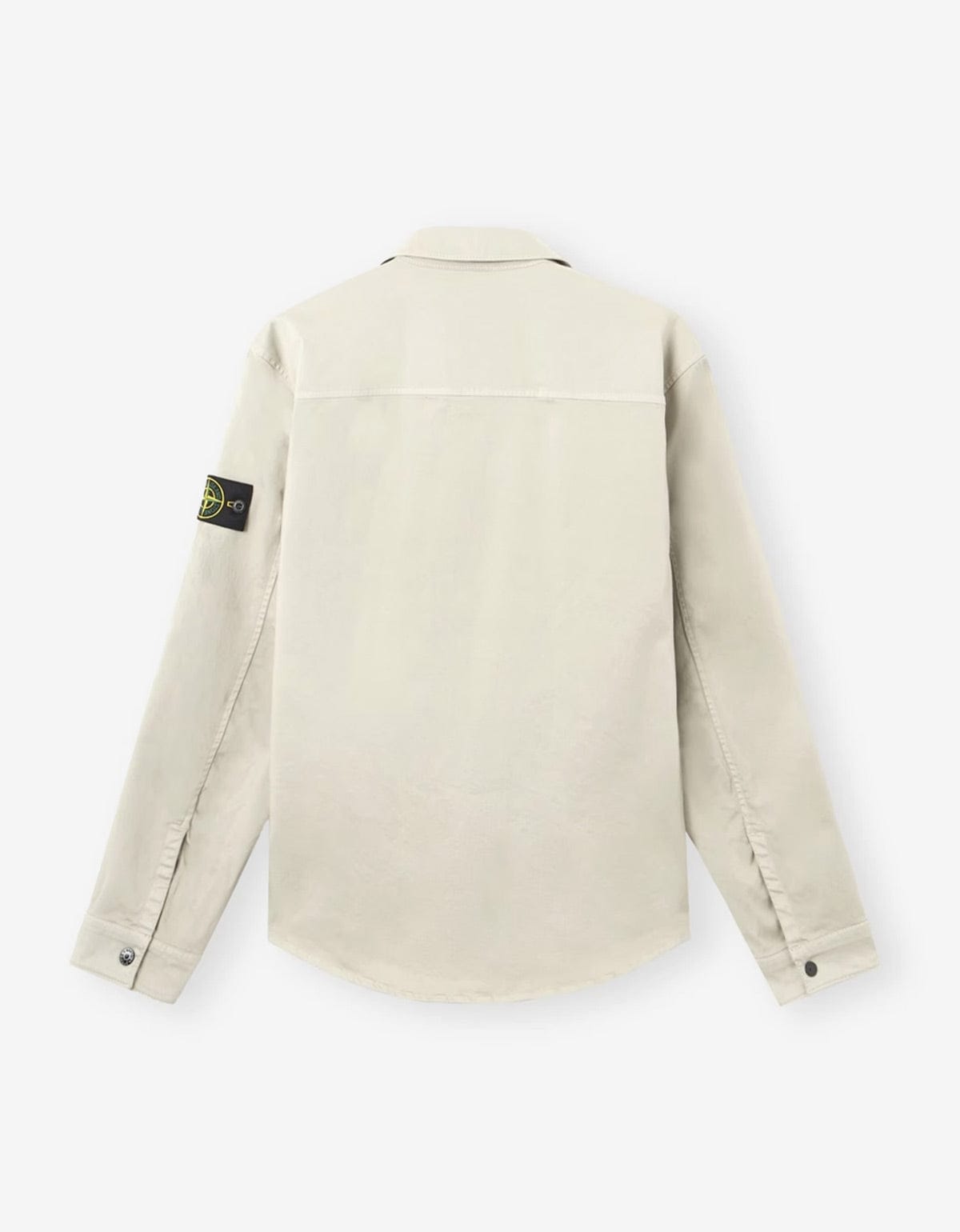 Stone Island Grey Cotton Satin Overshirt L1S151200015S0012V0061