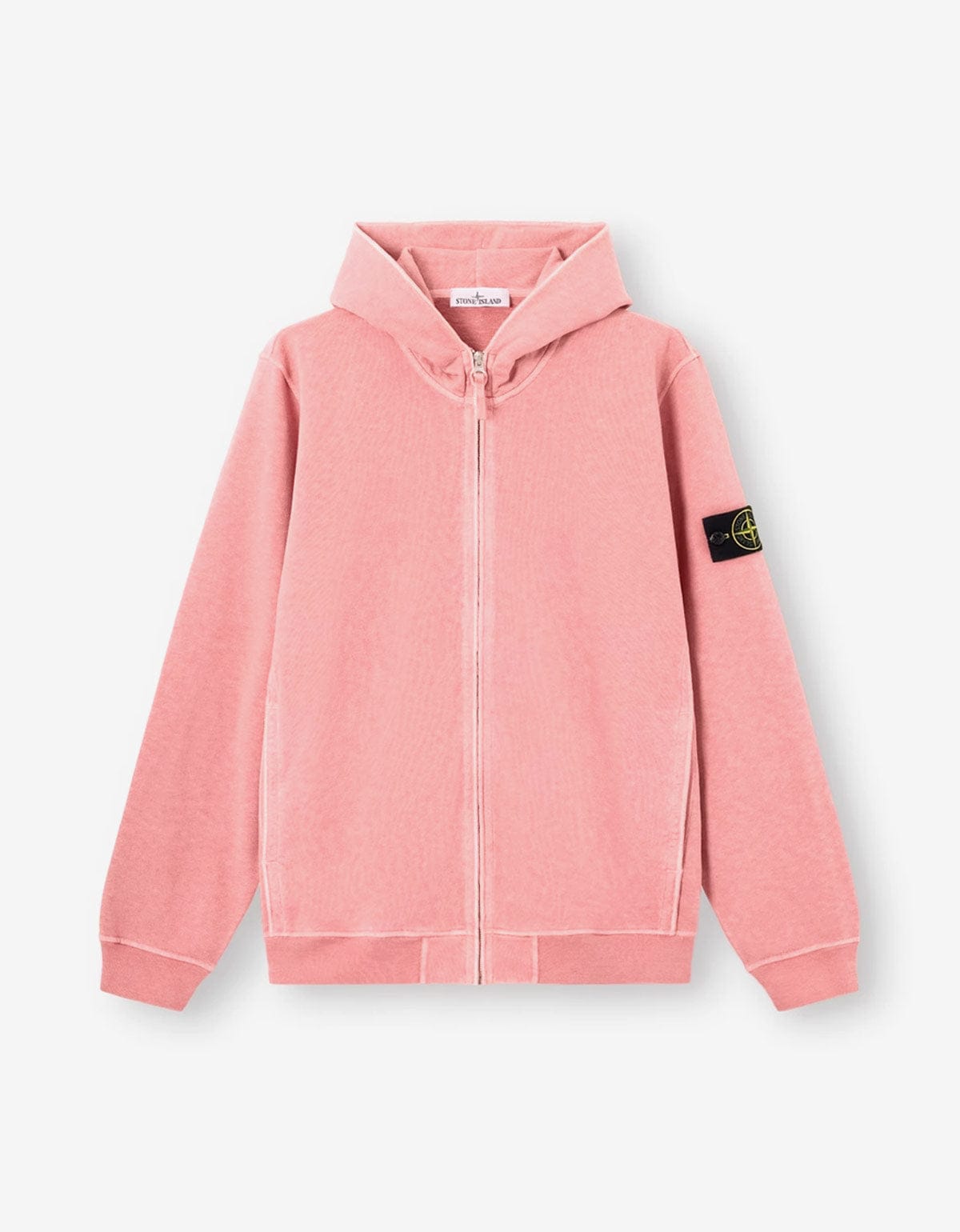Stone Island Pink Zip Hoodie – Zoo Fashions