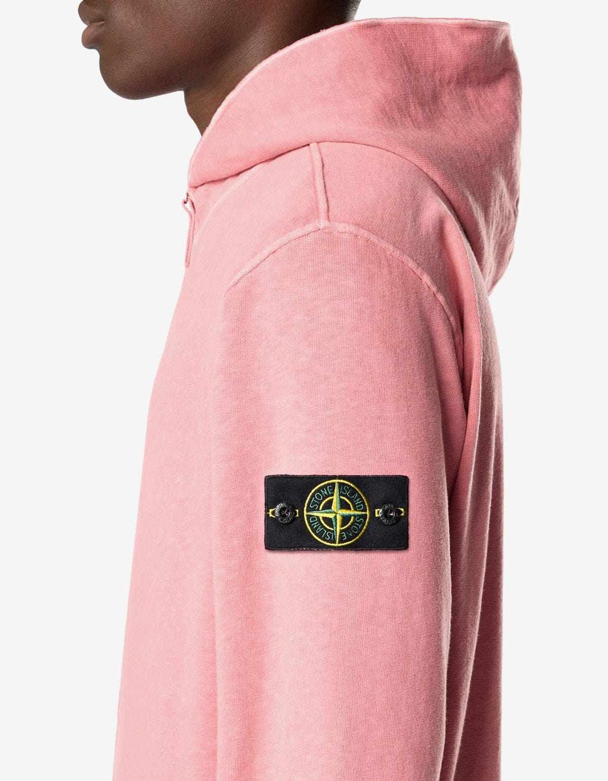 Stone Island Pink Zip Hoodie – Zoo Fashions