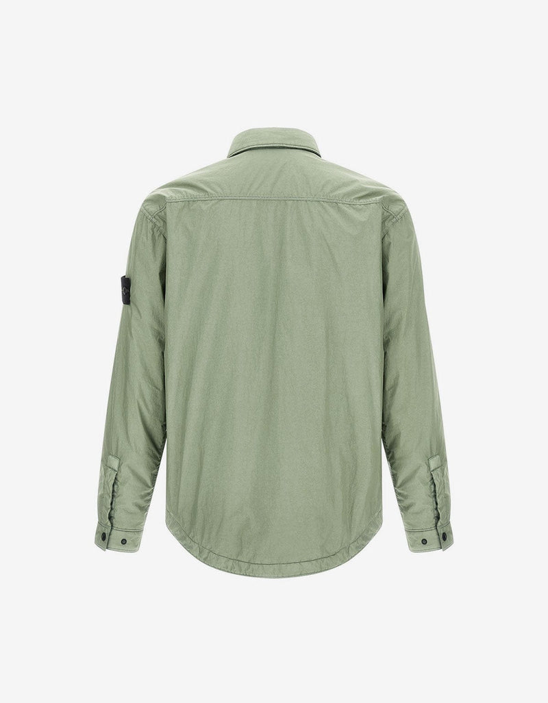 Stone Island Sage Green Crinkle Reps NY Jacket K2S15Q100006 V0055