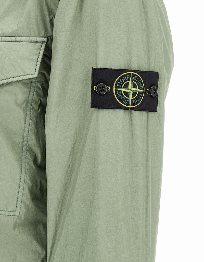 Stone Island Sage Green Crinkle Reps NY Jacket K2S15Q100006 V0055