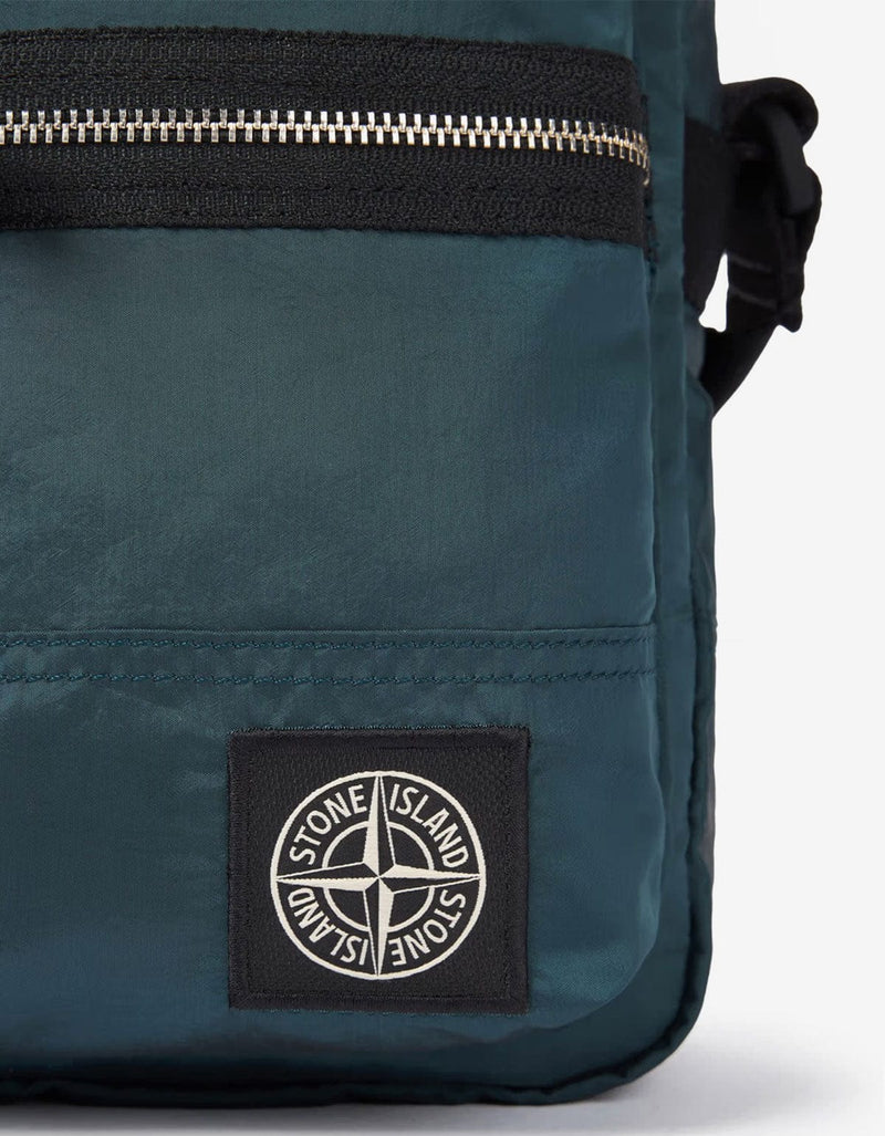 Stone Island Teal Green Nylon Metal Pouch Bag K2S159200015 V0057