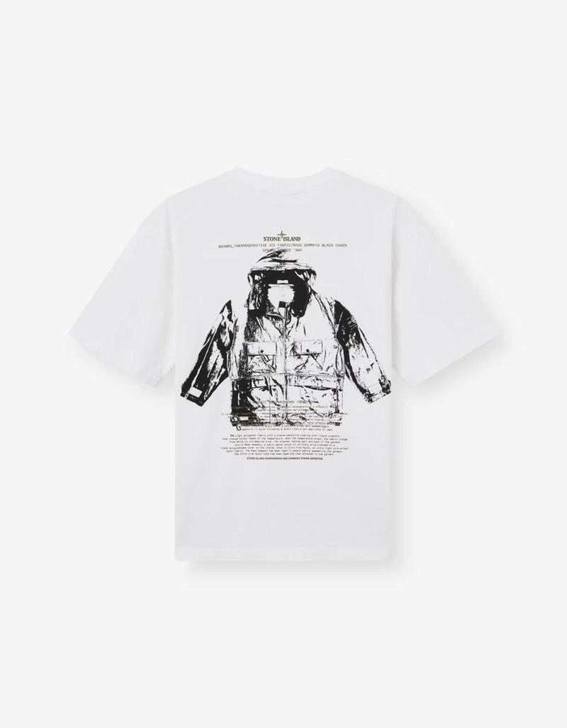 Stone Island White Archivio Print T-Shirt L1S152100023S0091V0001