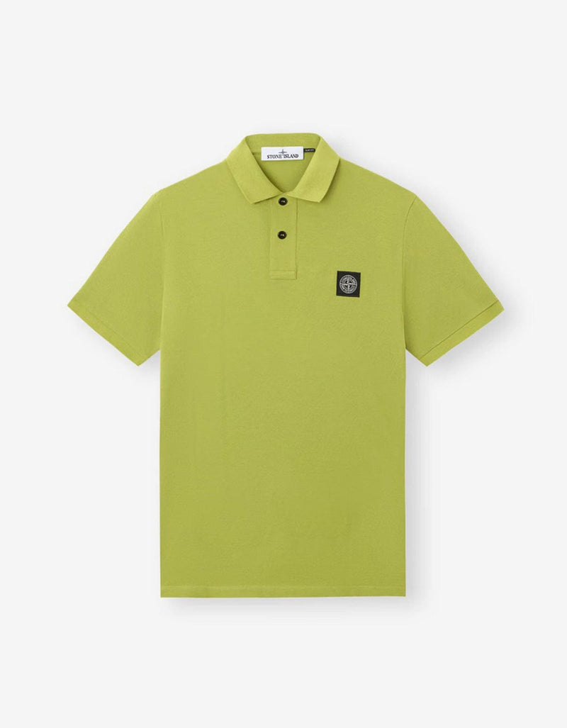 Stone Island Yellow Compass Polo Shirt K2S152200005 V005D