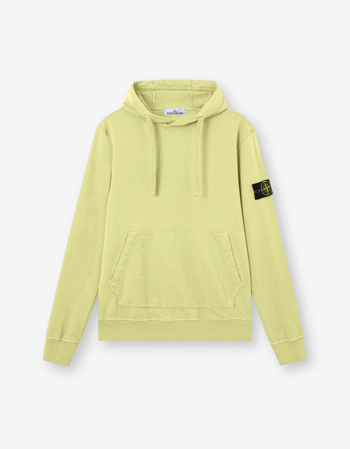 Stone Island Yellow Hoodie – mens designer fashion London – Zoo