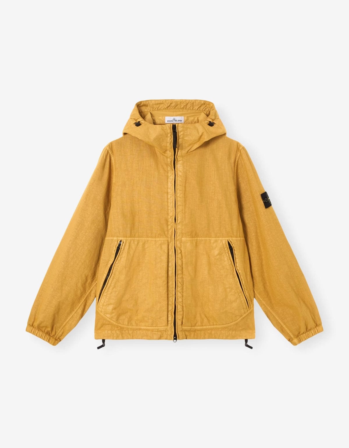 STONE  イエロー ナイロンジャケット　サイズL Stone Island Yellow Nylon Panama-TC Jacket – mens designer fashion