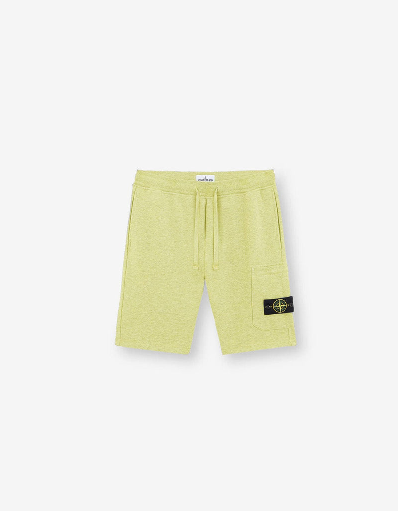 Stone Island Yellow Sweat Shorts K2S156200011 V005D 