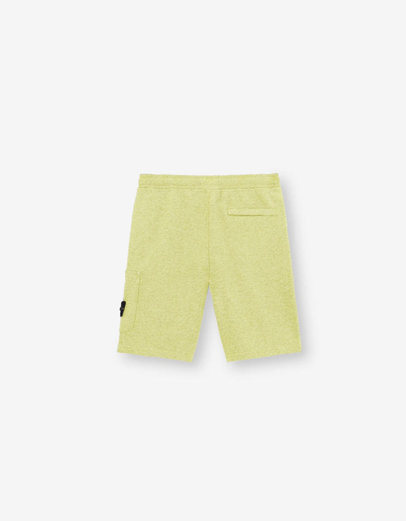Stone Island Yellow Sweat Shorts K2S156200011 V005D 