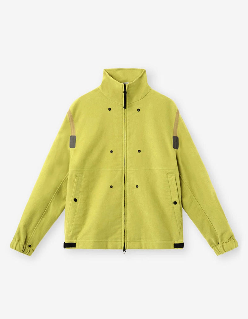Stone Island Yellow Translucent Detachable Short Parka K2S154100085 V005D