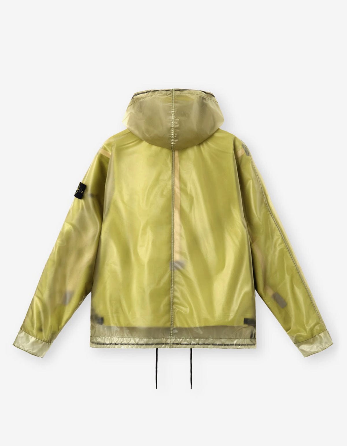 Stone Island Yellow Translucent Detachable Short Parka K2S154100085 V005D
