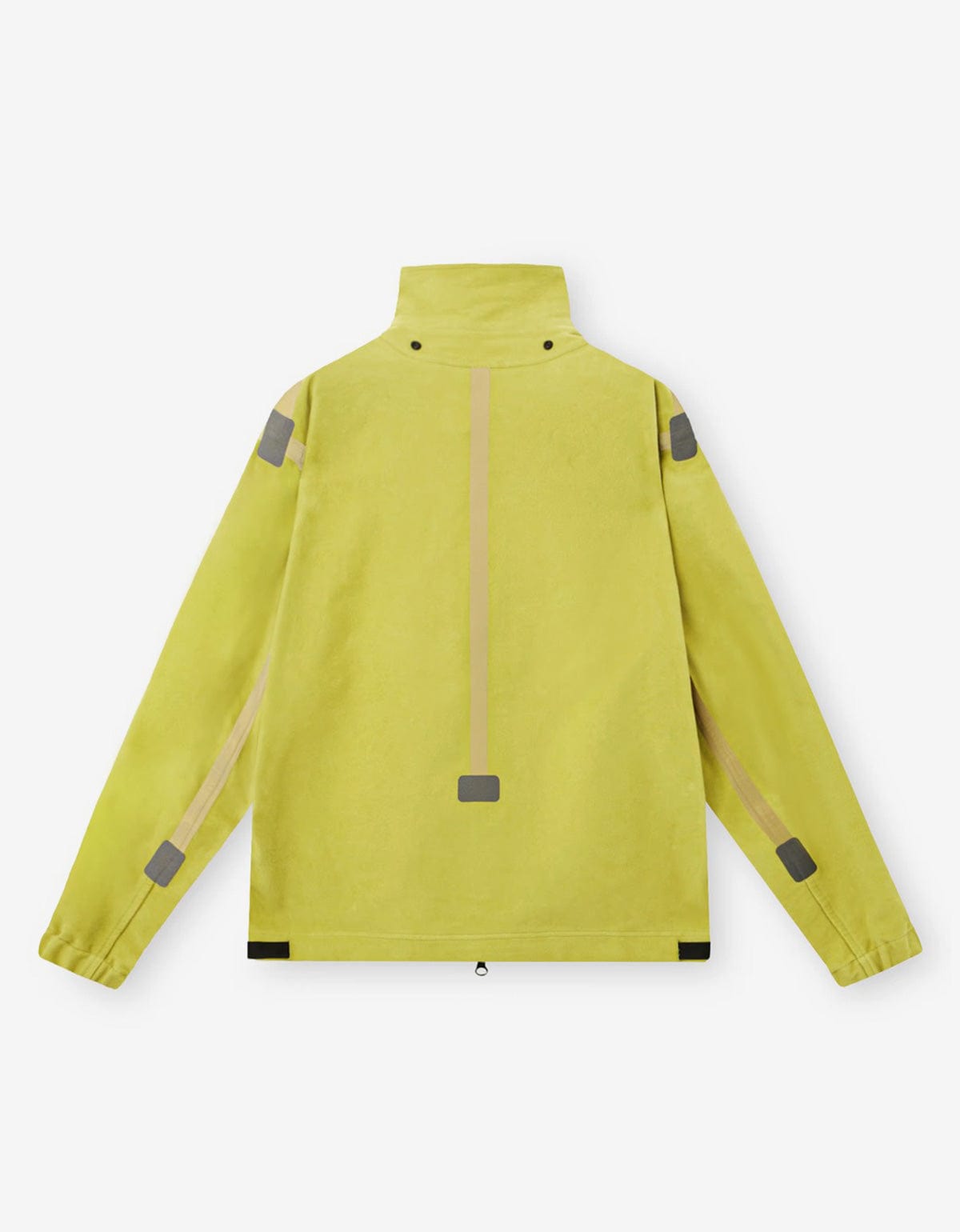 Stone Island Yellow Translucent Detachable Short Parka K2S154100085 V005D