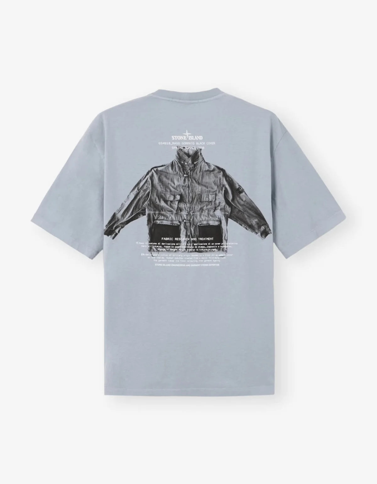 Stone Island Ash Grey Archivio Print T-Shirt