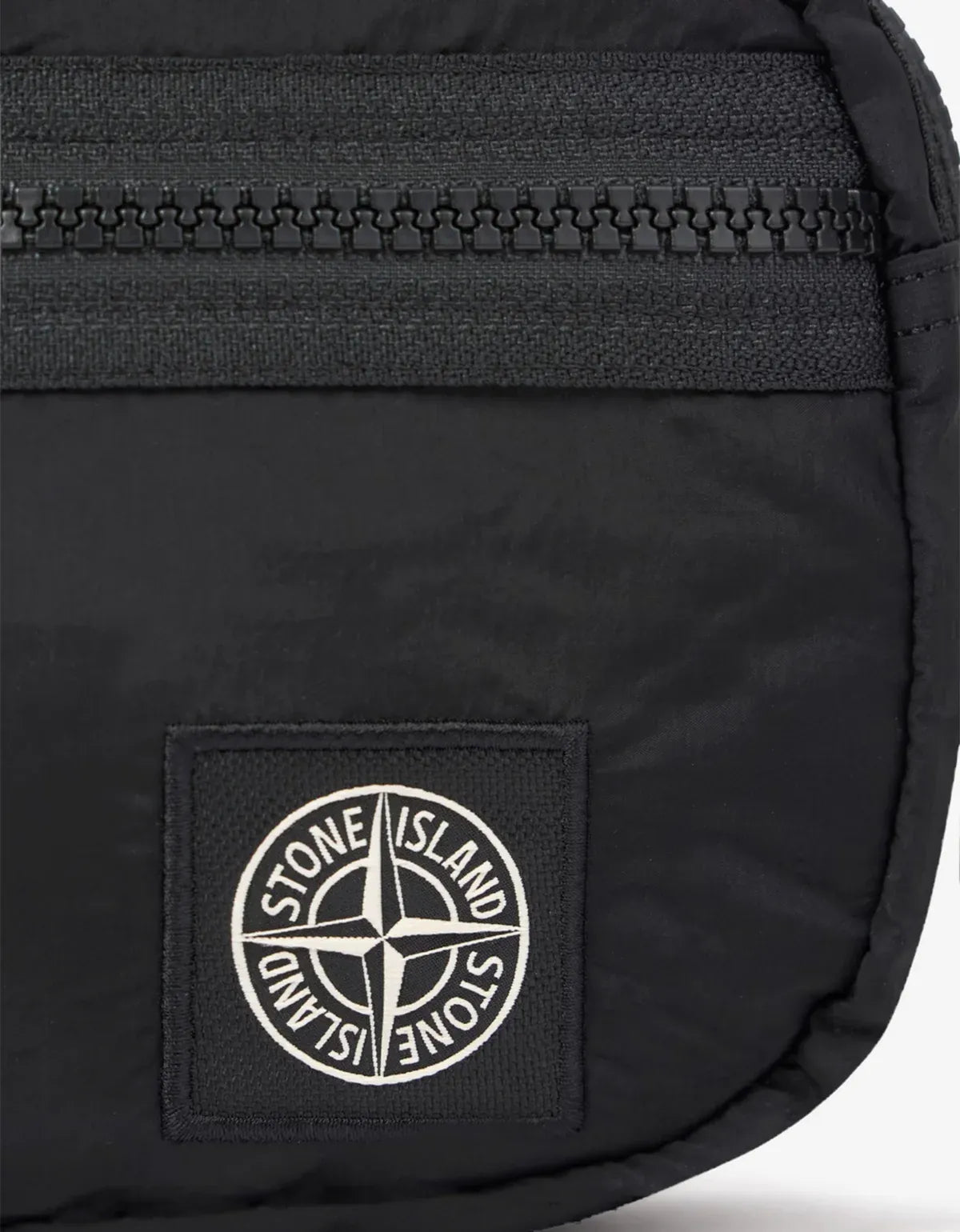 Stone Island Black Coated Nylon Metal Belt Bag L1S159200014S0251V0029