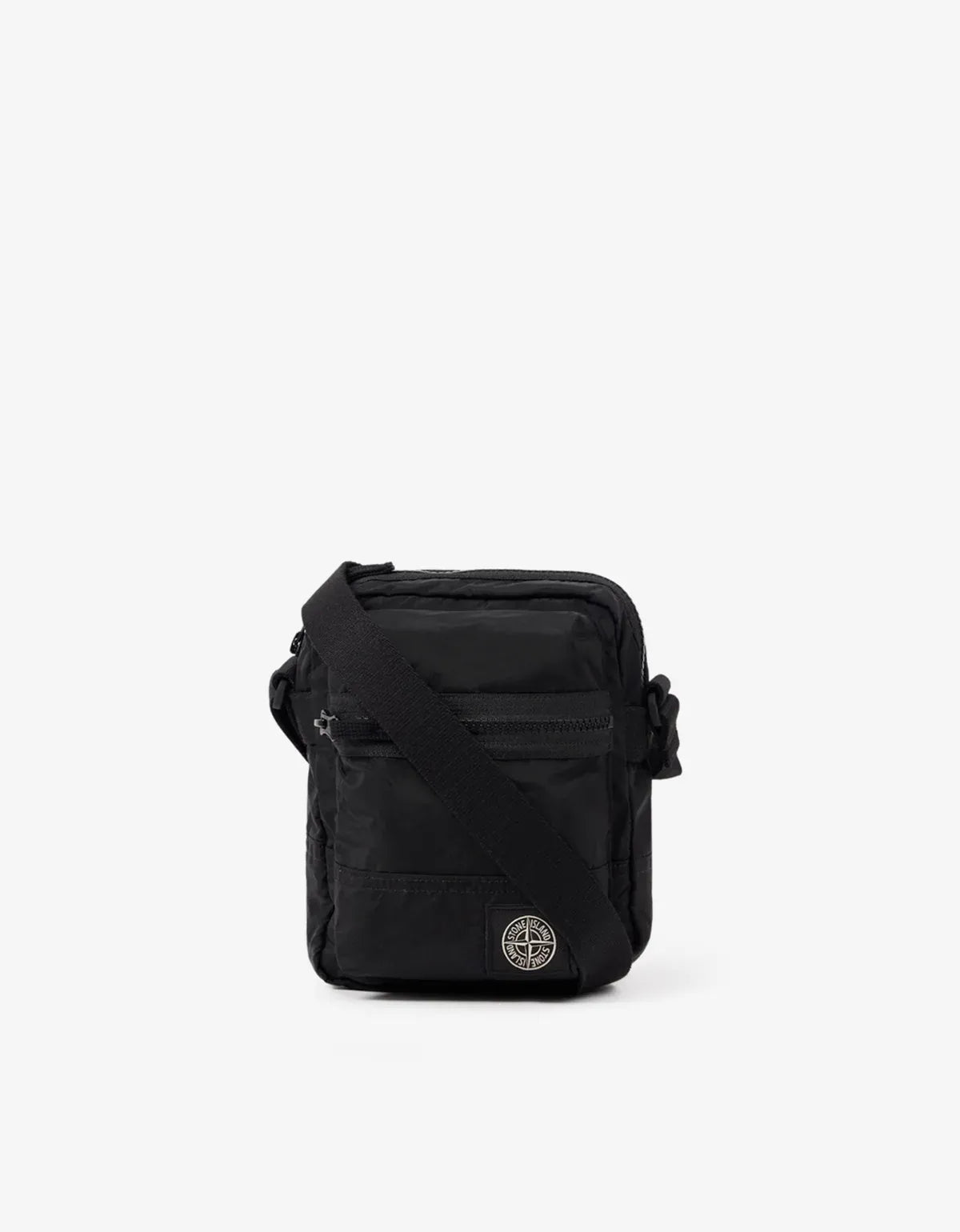 Stone Island Black Coated Nylon Metal Pouch Bag L1S159200015S0251V0029