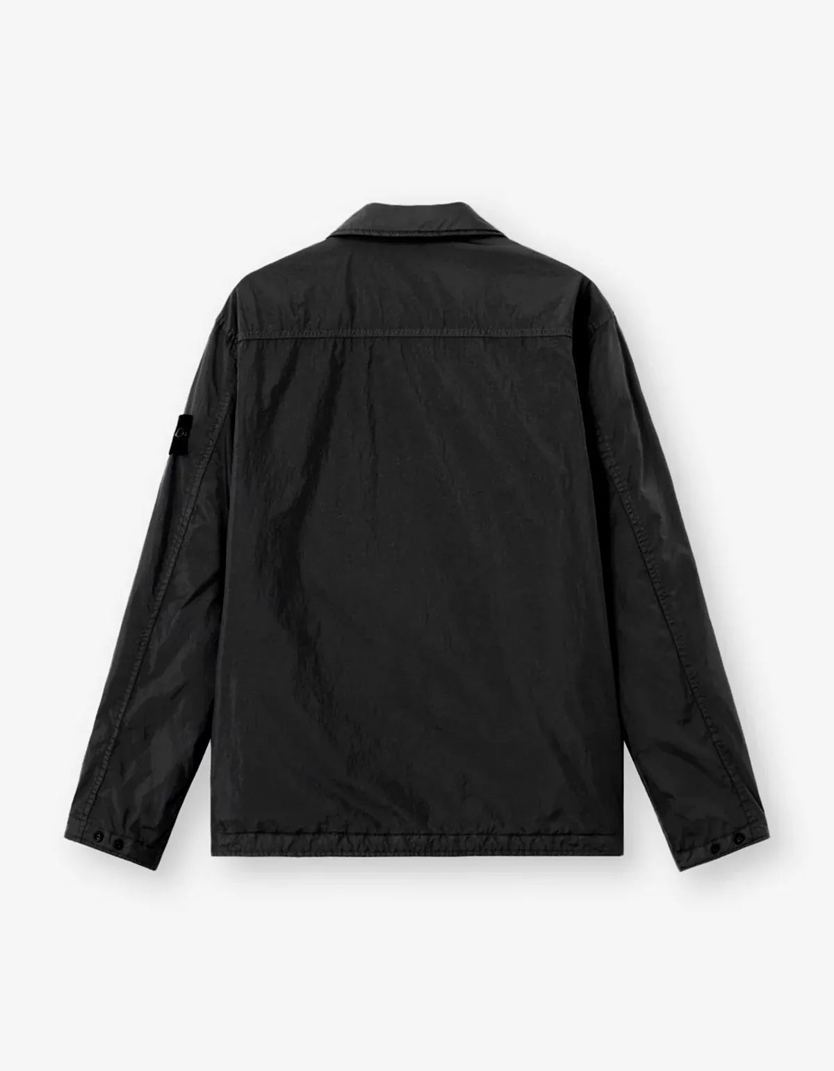 Stone Island Black Crinkle Reps NY Overshirt L1S151200002S0A23V0029