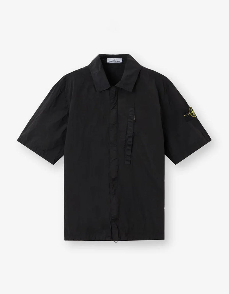 Stone Island Black Nylon Metal Shirt L1S151200028S0019V0029