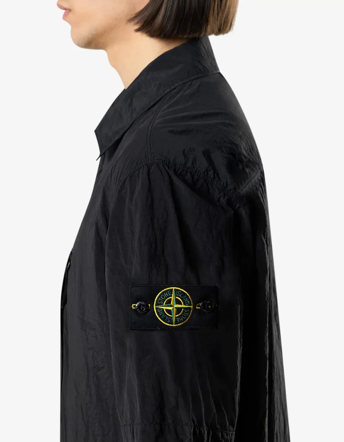 Stone Island Black Nylon Metal Shirt L1S151200028S0019V0029